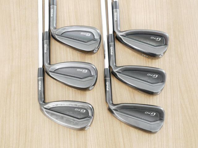 Iron set : Ping : ชุดเหล็ก Ping G710 (รุ่นปี 2021 Japan Spec. ใบใหญ่ ง่ายที่สุด ไกลที่สุดของ Ping) มีเหล็ก 6-Pw,Aw (6 ชิ้น) ก้านเหล็ก NS Pro Zelos 6 Flex R