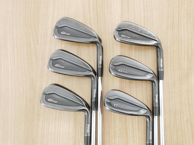 Iron set : Ping : ชุดเหล็ก Ping G710 (รุ่นปี 2021 Japan Spec. ใบใหญ่ ง่ายที่สุด ไกลที่สุดของ Ping) มีเหล็ก 6-Pw,Aw (6 ชิ้น) ก้านเหล็ก NS Pro Zelos 6 Flex R