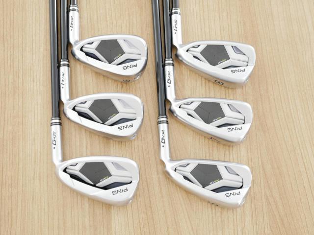 Iron set : Ping : ชุดเหล็ก Ping G430 (ออกปี 2023 Japan Spec. ใบใหญ่ ง่าย ไกล) มีเหล็ก 6-W,45 (6 ชิ้น) ก้านกราไฟต์ Ping ALTA J CB Flex SR