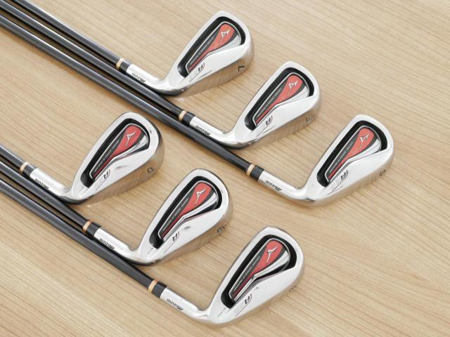 Iron set : Mizuno : ชุดเหล็ก Mizuno JPX A25 (ตีง่าย ไกล) มีเหล็ก 5-Pw (6 ชิ้น) ก้านกราไฟต์ Flex R