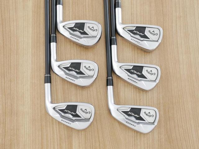 Iron set : Callaway : ชุดเหล็ก Callaway APEX Forged (ปี 2020) มีเหล็ก 5-Pw (6 ชิ้น) ก้านกราไฟต์ Fujikura Speeder Evolution Flex R