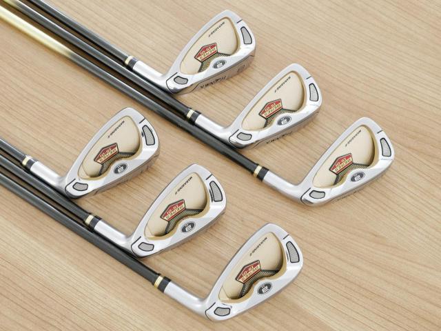 Iron set : Honma : ชุดเหล็ก Honma Beres IS-01 (หน้าเด้ง Maraging) มีเหล็ก 6-11 (6 ชิ้น เทียบเท่า 5-Pw) ก้าน ARMRQ 6 (49) FLex R (2 ดาว)