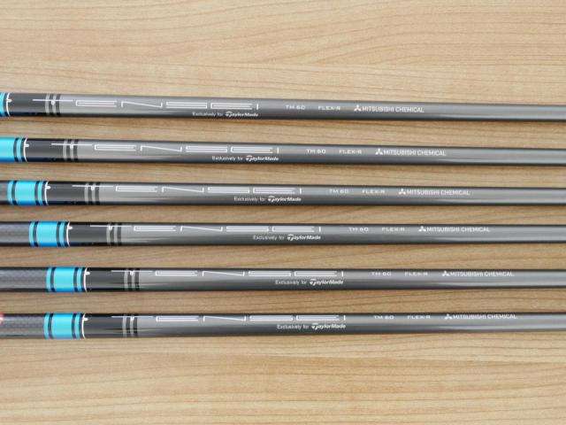 Iron set : Taylormade : ชุดเหล็ก Taylormade SIM MAX OS (ออกปี 2020 Japan Spec.) มีเหล็ก 6-Pw,Aw (6 ชิ้น) ก้านกราไฟต์ Mitsubishi Tensei TM60 Flex R