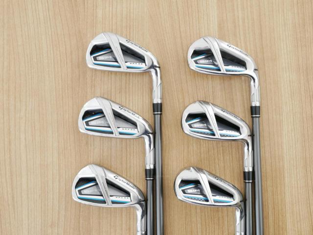 Iron set : Taylormade : ชุดเหล็ก Taylormade SIM MAX OS (ออกปี 2020 Japan Spec.) มีเหล็ก 6-Pw,Aw (6 ชิ้น) ก้านกราไฟต์ Mitsubishi Tensei TM60 Flex R