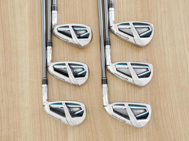 Iron set : Taylormade : ชุดเหล็ก Taylormade SIM MAX OS (ออกปี 2020 Japan Spec.) มีเหล็ก 6-Pw,Aw (6 ชิ้น) ก้านกราไฟต์ Mitsubishi Tensei TM60 Flex R