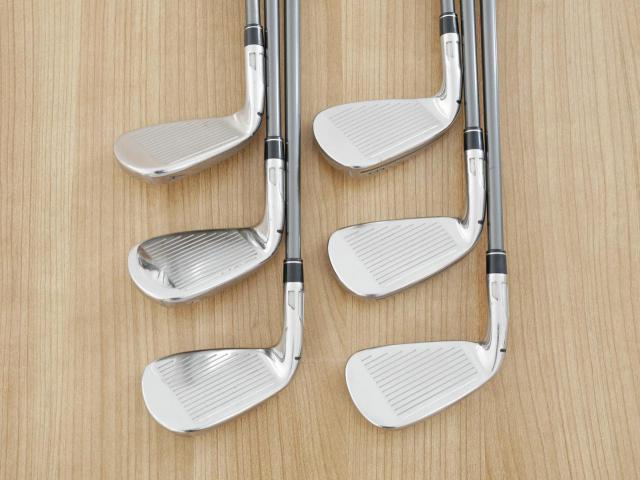 Iron set : Taylormade : ชุดเหล็ก Taylormade SIM MAX OS (ออกปี 2020 Japan Spec.) มีเหล็ก 6-Pw,Aw (6 ชิ้น) ก้านกราไฟต์ Mitsubishi Tensei TM60 Flex R