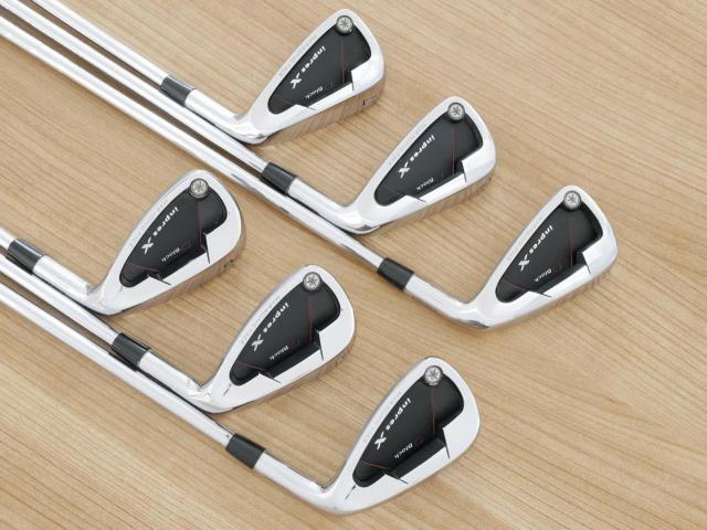 Iron set : Yamaha : ชุดเหล็ก Yamaha Inpres X D Black (หน้า Maraging เด้ง ไกลมากๆ) มีเหล็ก 5-Pw (6 ชิ้น) ก้านเหล็ก NS Pro 850 Flex R