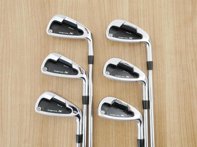 Iron set : Yamaha : ชุดเหล็ก Yamaha Inpres X D Black (หน้า Maraging เด้ง ไกลมากๆ) มีเหล็ก 5-Pw (6 ชิ้น) ก้านเหล็ก NS Pro 850 Flex R