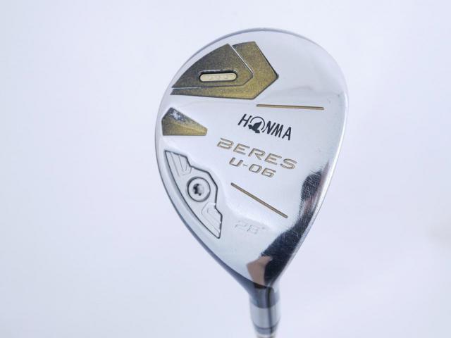 Fairway Wood : Honma : **ก้าน 3 ดาว** ไม้กระเทย Honma Beres U-06 (ปี 2019) Loft 28 ก้าน ARMRQ X (47) Flex SR (3 ดาว)