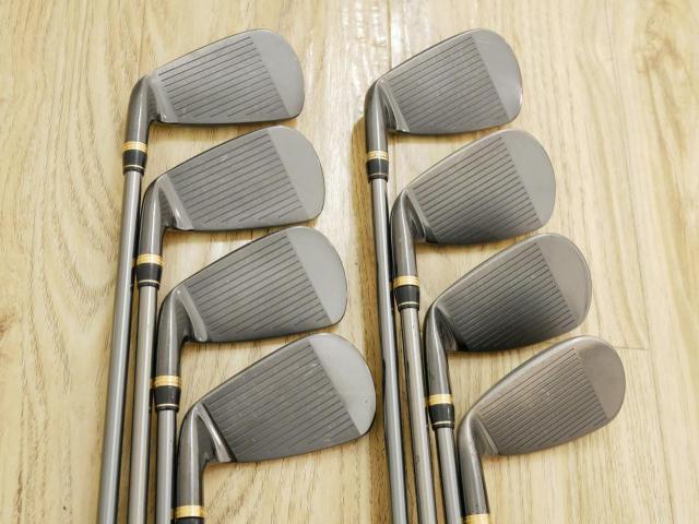 Iron set : Tourstage : ชุดเหล็ก Tourstage EXE Super Premium (ตัวท้อปสุด หน้าเด้ง) มีเหล็ก 5-Pw,Aw,Sw (8 ชิ้น) ก้านกราไฟต์ Flex R