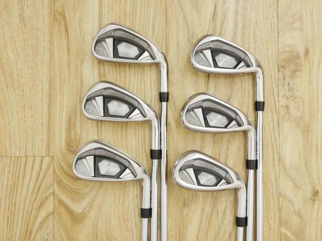 Iron set : Callaway : ชุดเหล็ก Callaway Rogue Star CF18 (ออกปี 2018 ตีง่าย ไกลมากๆ) มีเหล็ก 5-Pw (6 ชิ้น) ก้านเหล็ก NS Pro ZELOS 7 Flex S