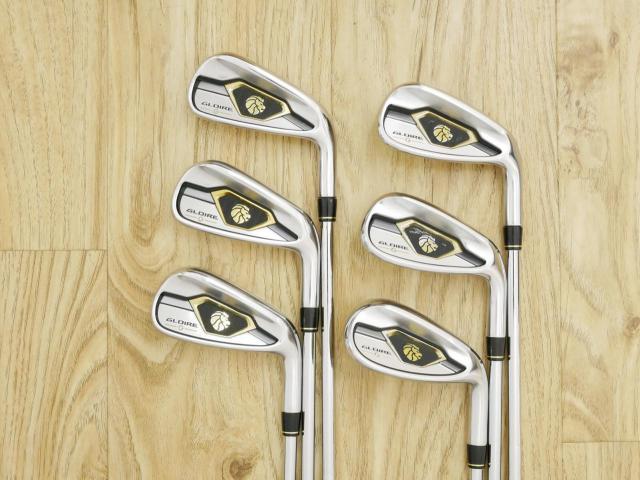 Iron set : Taylormade : ชุดเหล็ก Taylormade Gloire G (รุ่นท๊อปสุด ตีไกลมากๆ เหล็ก 7 Loft 26.5 หน้าเด้ง) มีเหล็ก 6-Pw,Aw (6 ชิ้น) ก้านเหล็ก NS Pro 830 Flex S