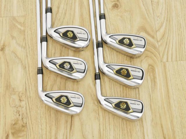 Iron set : Taylormade : ชุดเหล็ก Taylormade Gloire G (รุ่นท๊อปสุด ตีไกลมากๆ เหล็ก 7 Loft 26.5 หน้าเด้ง) มีเหล็ก 6-Pw,Aw (6 ชิ้น) ก้านเหล็ก NS Pro 830 Flex S