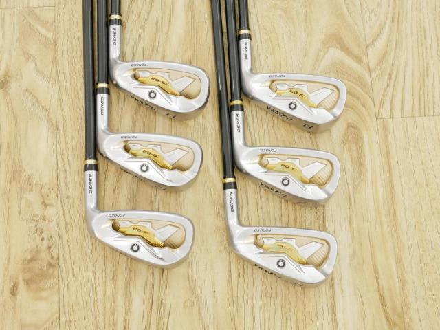 Iron set : Honma : ชุดเหล็ก Honma Beres IS-02 (หน้าเด้ง Forged) มีเหล็ก 6-11 (6 ชิ้น เทียบเท่า 5-Pw) ก้าน ARMRQ 6 (45) Flex R (2 ดาว)