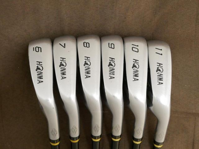 Iron set : Honma : ชุดเหล็ก Honma Beres IS-02 (หน้าเด้ง Forged) มีเหล็ก 6-11 (6 ชิ้น เทียบเท่า 5-Pw) ก้าน ARMRQ 6 (45) Flex R (2 ดาว)