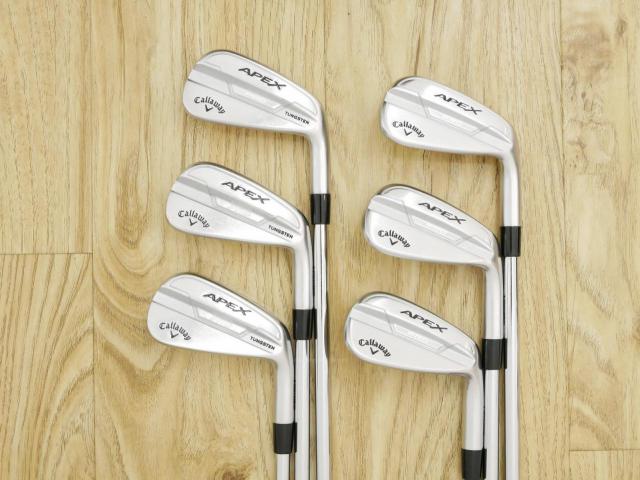 Iron set : Callaway : ชุดเหล็ก Callaway APEX Pro Forged (ออกปี 2022) มีเหล็ก 5-Pw (6 ชิ้น) ก้านเหล็ก NS Pro Modus 105 Flex S