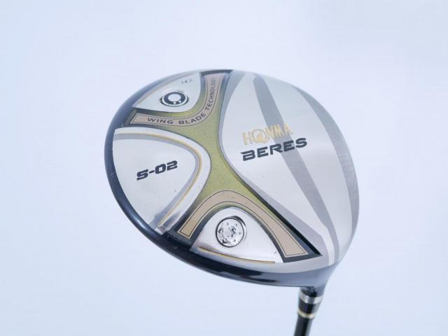 Driver : Honma : ไดรเวอร์ Honma Beres S-02 (460cc.) Loft 10 ก้าน ARMRQ 6 (49) Flex R (2 ดาว)