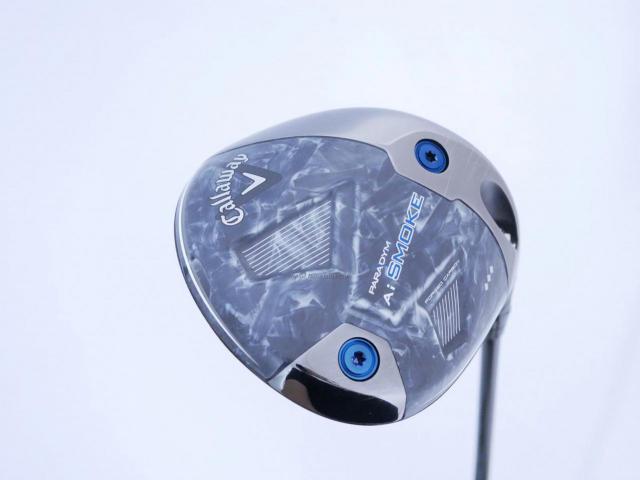 Driver : Callaway : ไดรเวอร์ Callaway Paradym Ai SMOKE Triple Diamond (รุ่นล่าสุด ปี 2024 Low Spin สุดๆๆ) Loft 9 (ปรับได้) ก้าน Mitsubishi TENSEI 50 Flex S