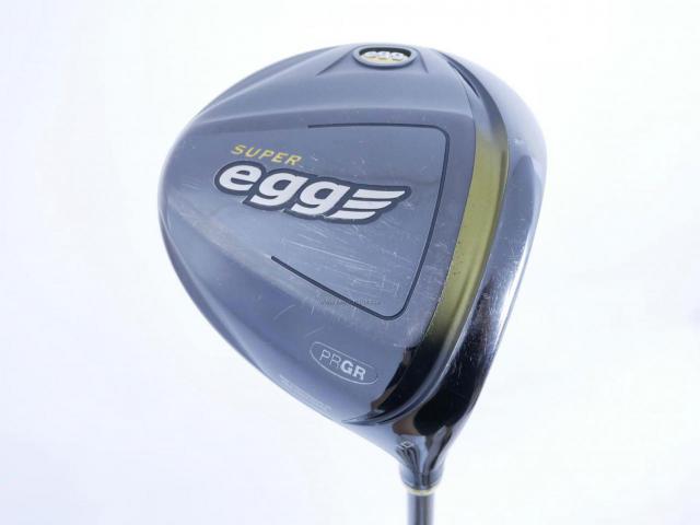 Driver : PRGR : ไดรเวอร์ PRGR Super EGG (ปี 2019 หน้าเด้งเกินกฏ COR 0.86) Loft 10.5 ก้าน M-37 Flex R