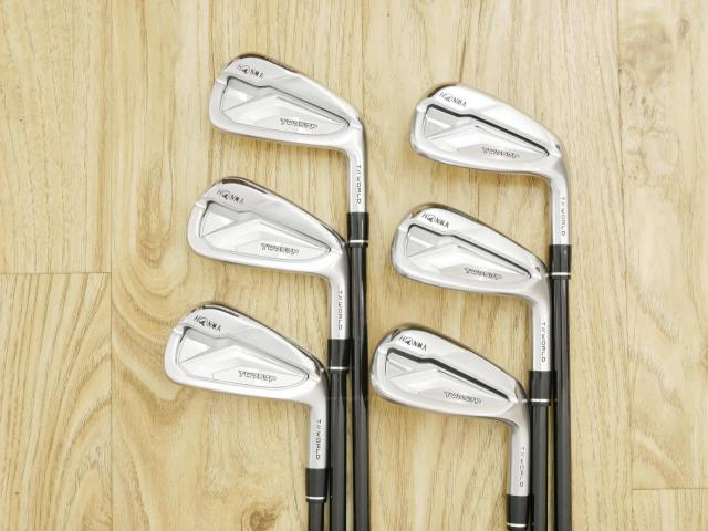 Iron set : Honma : ชุดเหล็ก Honma Tour World TW757P (ออกปี 2022) มีเหล็ก 5-Pw (6 ชิ้น) ก้านกราไฟต์ Honma Vizard 50 Flex R