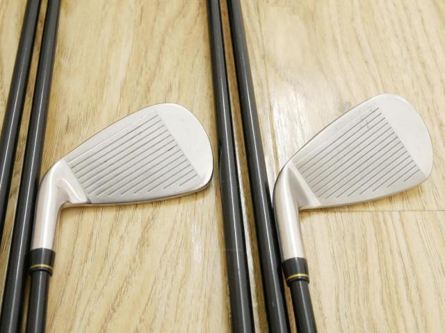 Iron set : Katana : ชุดเหล็ก Katana Snipe Iron SF-1 (หน้าเด้ง) มีเหล็ก 6-Pw,Aw,Sw (7 ชิ้น) ก้านกราไฟต์ Flex SR