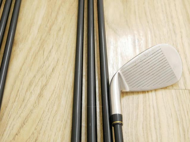 Iron set : Katana : ชุดเหล็ก Katana Snipe Iron SF-1 (หน้าเด้ง) มีเหล็ก 6-Pw,Aw,Sw (7 ชิ้น) ก้านกราไฟต์ Flex SR