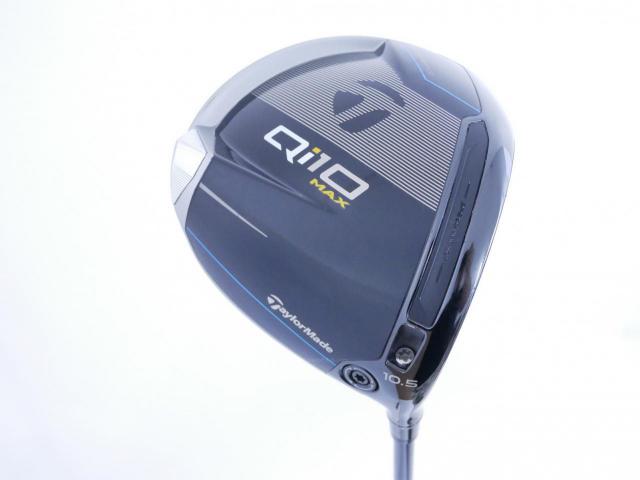 Driver : Taylormade : ไดรเวอร์ Taylormade Qi10 MAX (รุ่นใหม่ล่าสุด ออกปี 2024) Loft 10.5 (ปรับได้) ก้าน Mitsubishi Diamana TM50 Flex SR