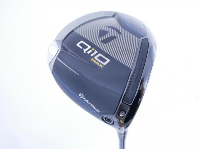 Driver : Taylormade : ไดรเวอร์ Taylormade Qi10 MAX (รุ่นใหม่ล่าสุด ออกปี 2024) Loft 10.5 (ปรับได้) ก้าน Mitsubishi Diamana TM50 Flex S