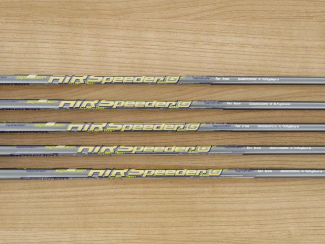 Iron set : Bridgestone : ชุดเหล็ก Bridgestone Tour B JGR HF1 Forged (รุ่นปี 2018 ตีไกลกว่าปกติ 2 เบอร์) มีเหล็ก 7-P1,P2 (5 ชิ้น) ก้านกราไฟต์ Fujikura Air Speeder (R)