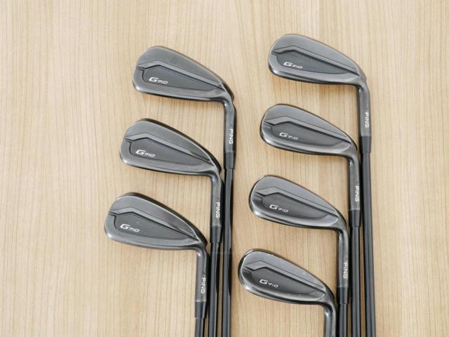 Iron set : Ping : ชุดเหล็ก Ping G710 (ปี 2021 Japan Spec. ใบใหญ่ ง่ายที่สุด ไกลที่สุดของ Ping) มีเหล็ก 6-Pw,Aw,Sw (7 ชิ้น) ก้านกราไฟต์ Ping ALTA Distanza 40 Flex R