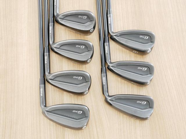 Iron set : Ping : ชุดเหล็ก Ping G710 (ปี 2021 Japan Spec. ใบใหญ่ ง่ายที่สุด ไกลที่สุดของ Ping) มีเหล็ก 6-Pw,Aw,Sw (7 ชิ้น) ก้านกราไฟต์ Ping ALTA Distanza 40 Flex R