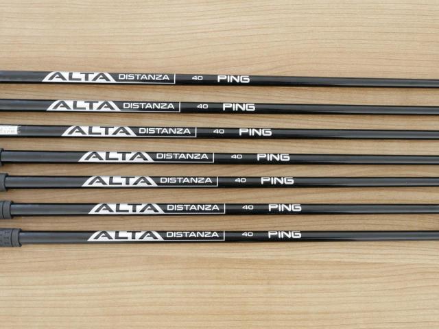 Iron set : Ping : ชุดเหล็ก Ping G710 (ปี 2021 Japan Spec. ใบใหญ่ ง่ายที่สุด ไกลที่สุดของ Ping) มีเหล็ก 6-Pw,Aw,Sw (7 ชิ้น) ก้านกราไฟต์ Ping ALTA Distanza 40 Flex R