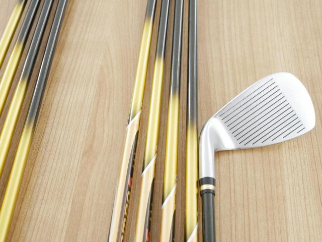 Iron set : Honma : **ก้าน 3 ดาว** ชุดเหล็ก Honma Beres IS-01 (หน้าเด้ง Maraging) มีเหล็ก 5-11,Aw,Sw (9 ชิ้น เทียบเท่า 4-Pw,Aw,Sw) ก้าน ARMRQ 6 (49) FLex R (3 ดาว)