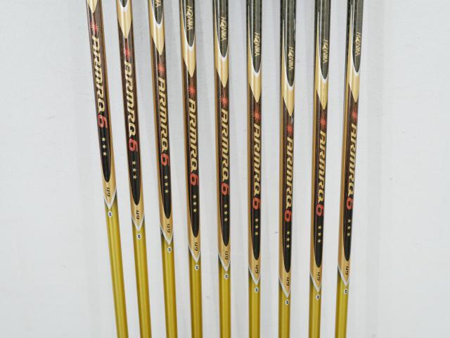 Iron set : Honma : **ก้าน 3 ดาว** ชุดเหล็ก Honma Beres IS-01 (หน้าเด้ง Maraging) มีเหล็ก 5-11,Aw,Sw (9 ชิ้น เทียบเท่า 4-Pw,Aw,Sw) ก้าน ARMRQ 6 (49) FLex R (3 ดาว)