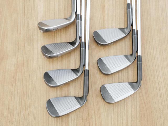 Iron set : Ping : ชุดเหล็ก Ping G710 (ปี 2021 Japan Spec. ใบใหญ่ ง่ายที่สุด ไกลที่สุดของ Ping) มีเหล็ก 6-Pw,Aw,Sw (7 ชิ้น)  ก้านเหล็ก NS Pro 950 NEO Flex R