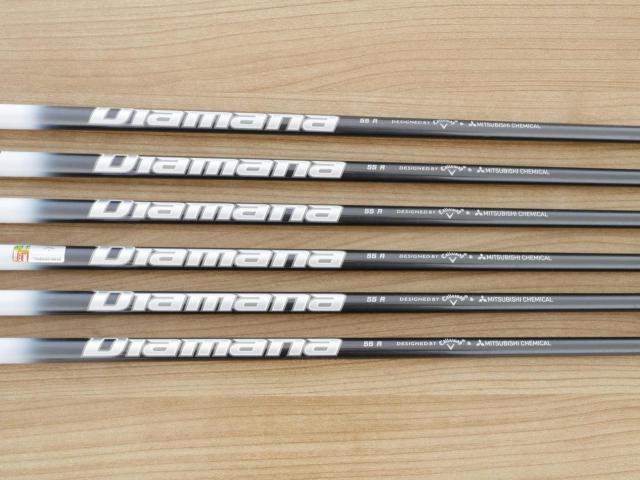 Iron set : Callaway : ชุดเหล็ก Callaway APEX DCB Forged (ปี 2022) มีเหล็ก 5-Pw (6 ชิ้น) ก้านกราไฟต์ Mitsubishi Diamana 55 Flex R