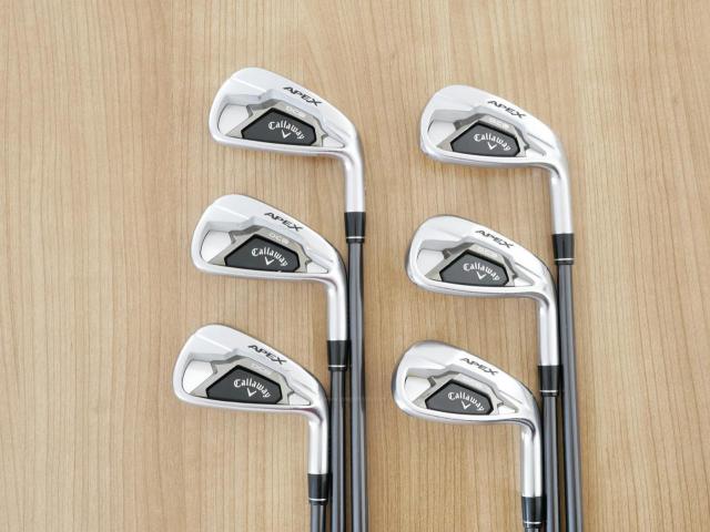 Iron set : Callaway : ชุดเหล็ก Callaway APEX DCB Forged (ปี 2022) มีเหล็ก 5-Pw (6 ชิ้น) ก้านกราไฟต์ Mitsubishi Diamana 55 Flex R