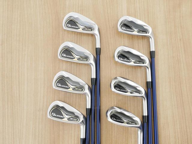 Iron set : Katana : ชุดเหล็ก Katana TM-740 มีเหล็ก 5-Pw,Aw,Sw (8 ชิ้น) ก้านกราไฟต์ Flex R