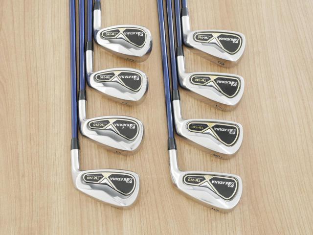 Iron set : Katana : ชุดเหล็ก Katana TM-740 มีเหล็ก 5-Pw,Aw,Sw (8 ชิ้น) ก้านกราไฟต์ Flex R