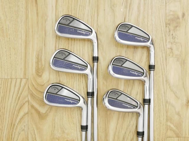 Iron set : Callaway : ชุดเหล็ก Callaway Paradym (ออกปี 2023 Japan Spec.) มีเหล็ก 6-Pw,Aw (6 ชิ้น) ก้านเหล็ก NS Pro 950 NEO Flex S