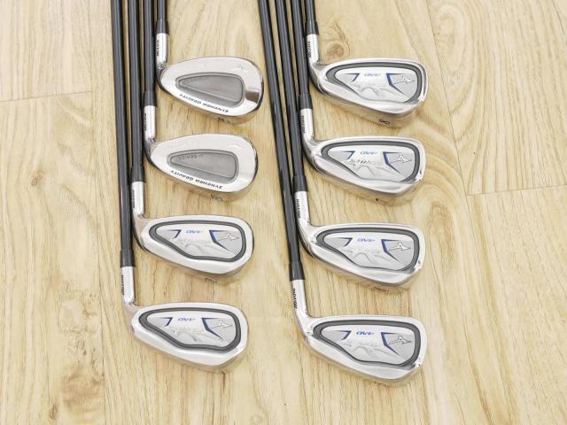 Iron set : Mizuno : ชุดเหล็ก Mizuno EURUS 4AD (ใบใหญ่ ตีง่าย) มีเหล็ก 5-Pw,Aw,Sw (8 ชิ้น) ก้านกราไฟต์ Flex S