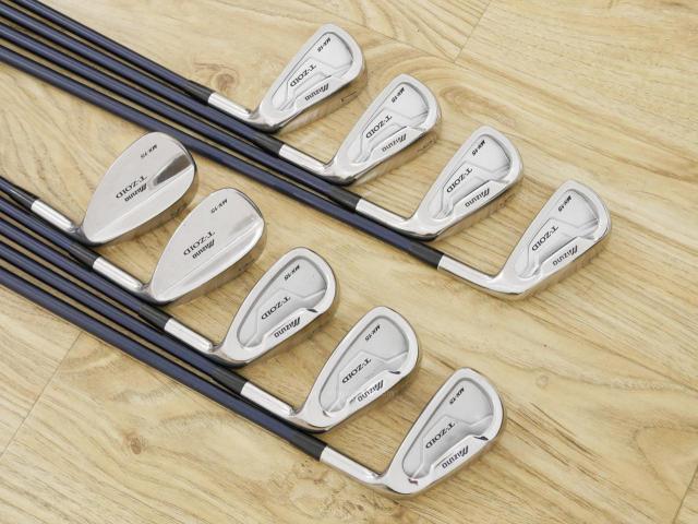 Iron set : Mizuno : ชุดเหล็ก Mizuno T-Zoid MX-15 มีเหล็ก 4-Pw,Aw,Sw (9 ชิ้น) ก้านกราไฟต์ Flex R