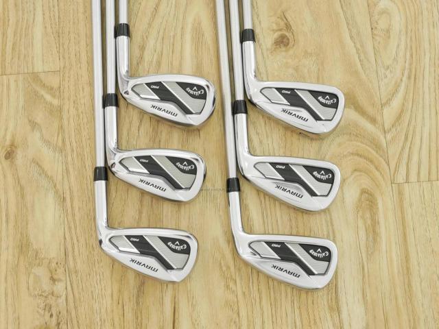 Iron set : Callaway : ชุดเหล็ก Callaway Mavrik Pro (ออกปี 2020) มีเหล็ก 5-Pw (6 ชิ้น) ก้านเหล็ก KBS Tour C-Taper Lite 110 Flex S