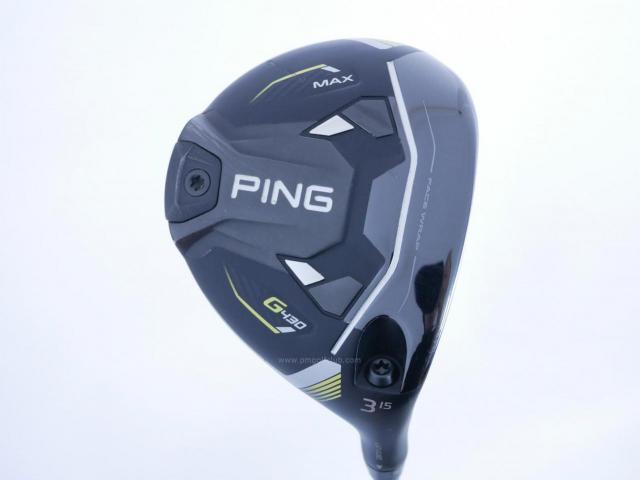 Fairway Wood : Ping : หัวไม้ 3 Ping G430 MAX (รุ่นล่าสุด ปี 2023) Loft 15 ก้าน Ping Alta J CB Flex S