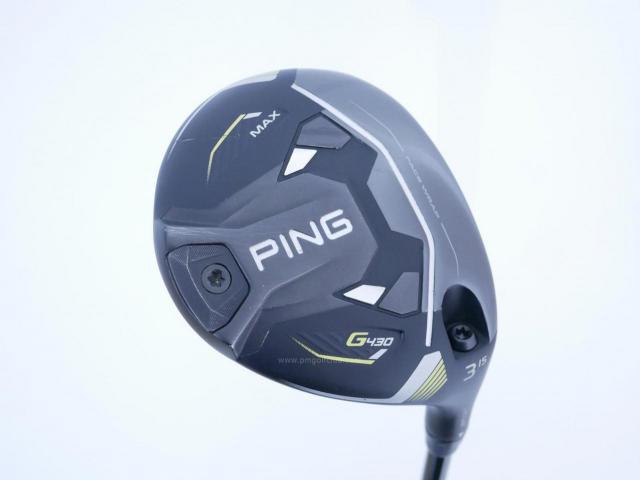 Fairway Wood : Ping : หัวไม้ 3 Ping G430 MAX (รุ่นล่าสุด ปี 2023) Loft 15 ก้าน Ping Alta J CB Flex S