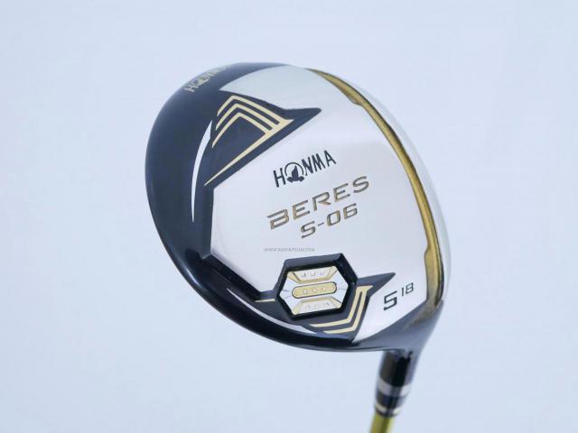 Fairway Wood : Honma : **ก้าน 3 ดาว** หัวไม้ 5 Honma Beres S-06 (รุ่นปี 2019) Loft 18 ก้าน ARMRQ X (47) Flex R (3 ดาว)