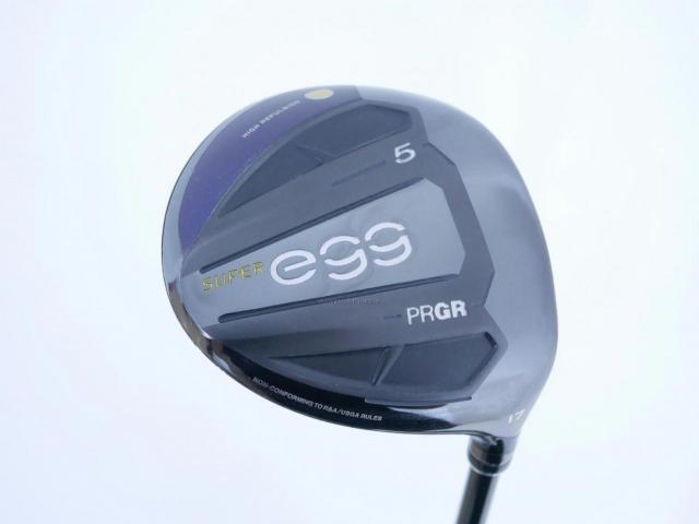 Fairway Wood : PRGR : หัวไม้ 5 PRGR Super Egg (รุ่นปี 2020 หน้าเด้งเกินกฏ COR 0.84 หายากมาก) Loft 17 ก้าน M-37 Flex R