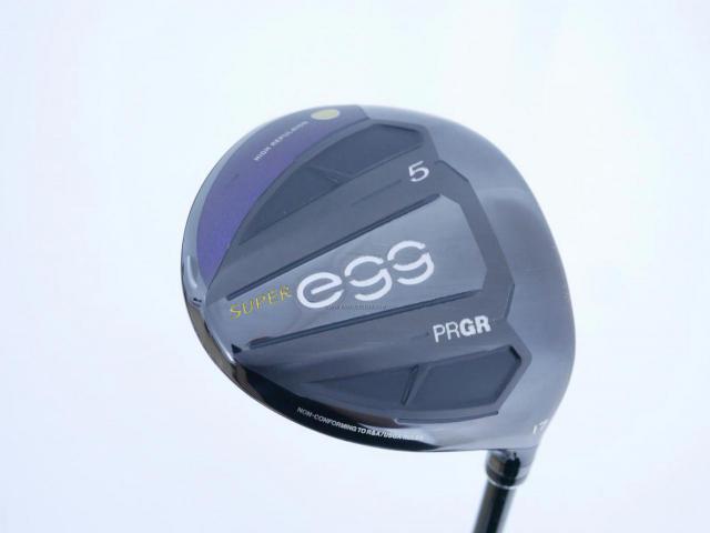 Fairway Wood : PRGR : หัวไม้ 5 PRGR Super Egg (รุ่นปี 2020 หน้าเด้งเกินกฏ COR 0.84 หายากมาก) Loft 17 ก้าน M-37 Flex R