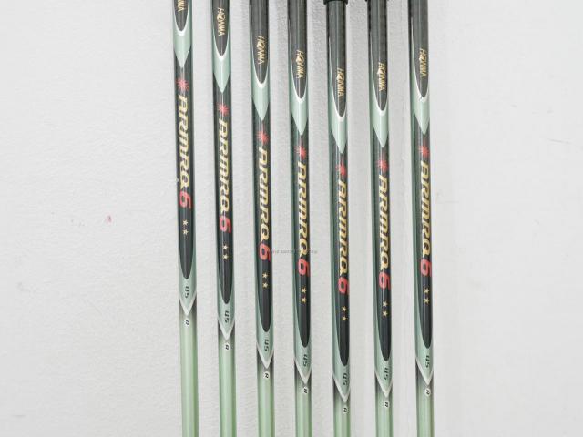 Iron set : Honma : ชุดเหล็ก Honma Beres IS-02 (หน้าเด้ง Forged) มีเหล็ก 7-11,Aw,Sw (7 ชิ้น เทียบเท่า 6-Pw,Aw,Sw) ก้าน ARMRQ 6 (45) Flex R (2 ดาว)