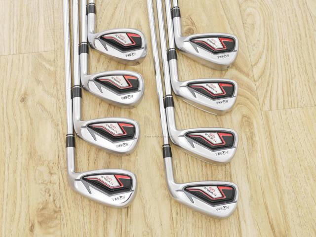 Iron set : Honma : ชุดเหล็ก Honma Tour World GS (ออกปี 2021 ใบใหญ่ ตีง่าย ไกล) มีเหล็ก 5-11,Sw (8 ชิ้น) ก้านเหล็ก NS Pro Modus 105 Flex S